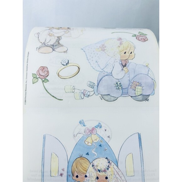 Vintage Lot Of 2 Sandy Lion Precious Moments Sticker Roll Scrapbooking Sandylion - Picture 11 of 16